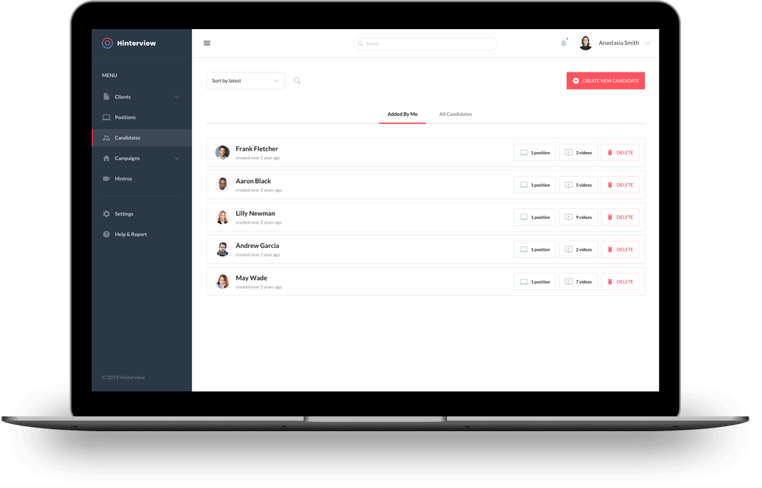 A centralized hiring dashboard